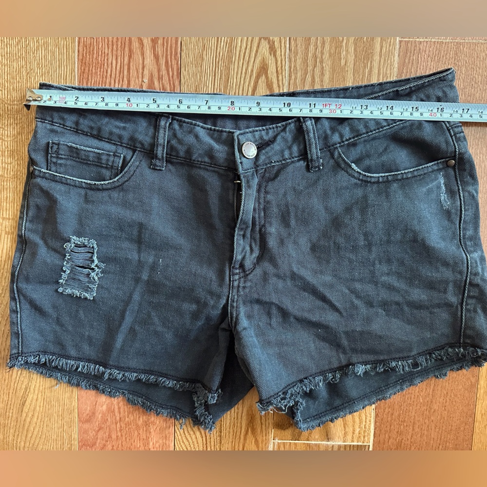 William Rast Women's Black Denim Shorts